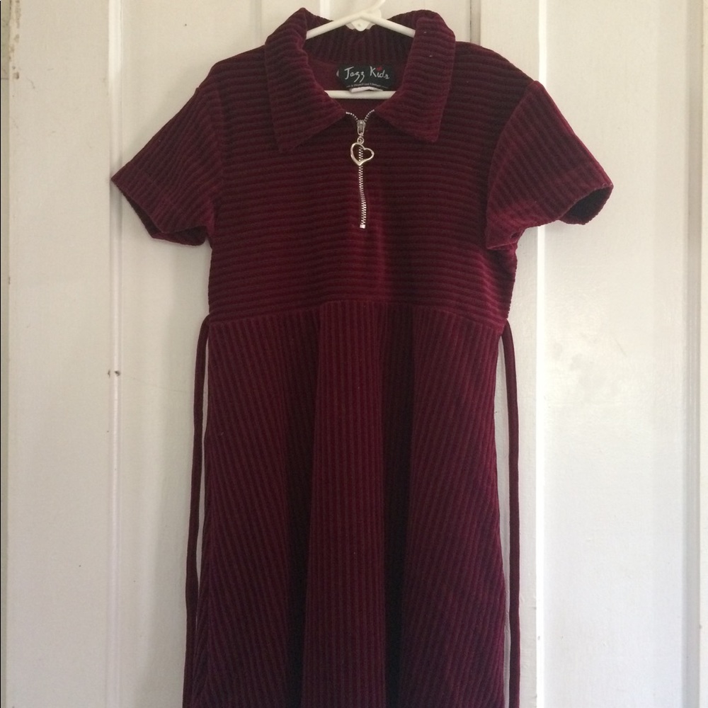 Girls Velvet Dress